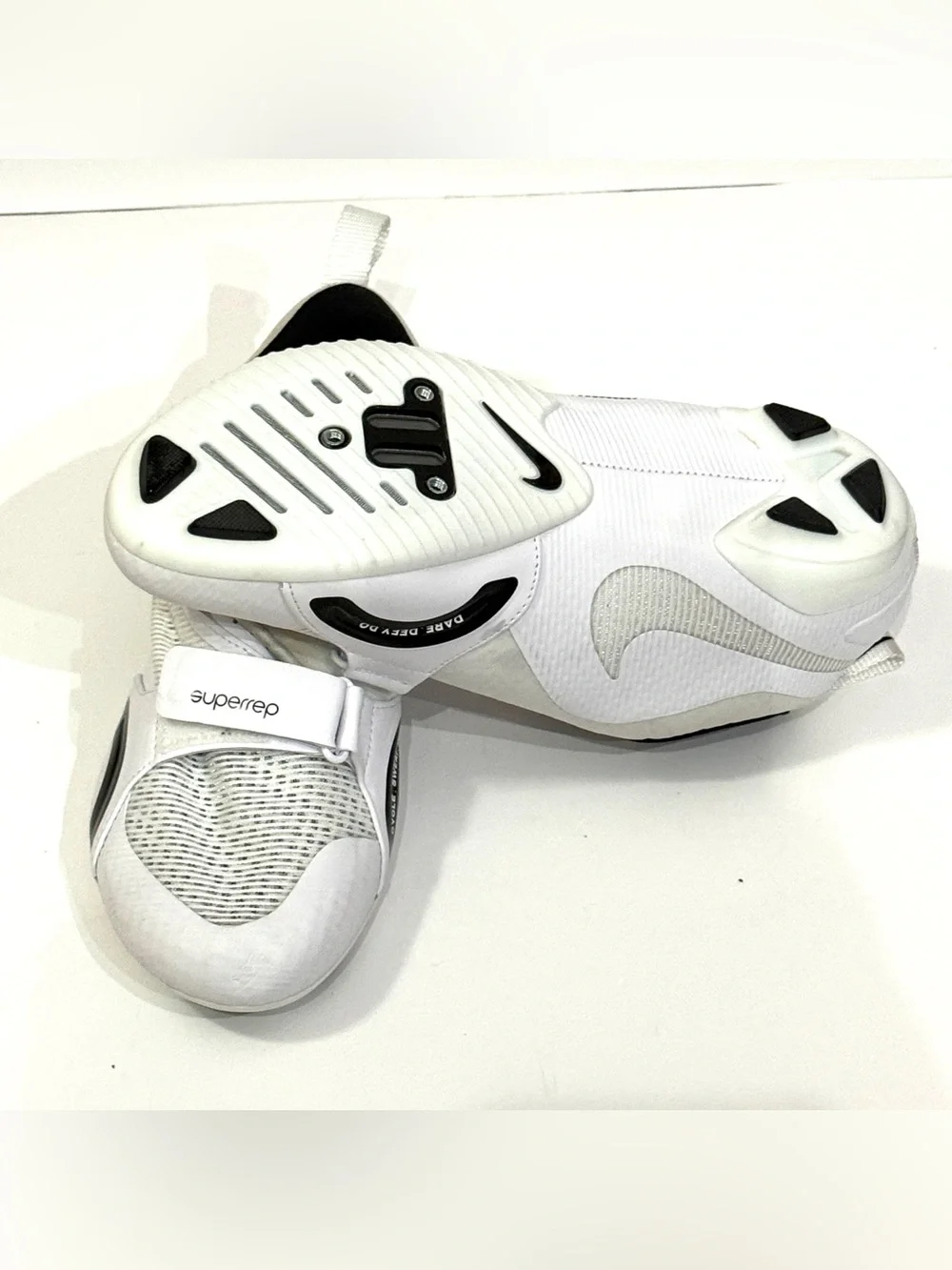 Nike SuperRep Cycle White Black Cycling Shoes Women’s 8.5